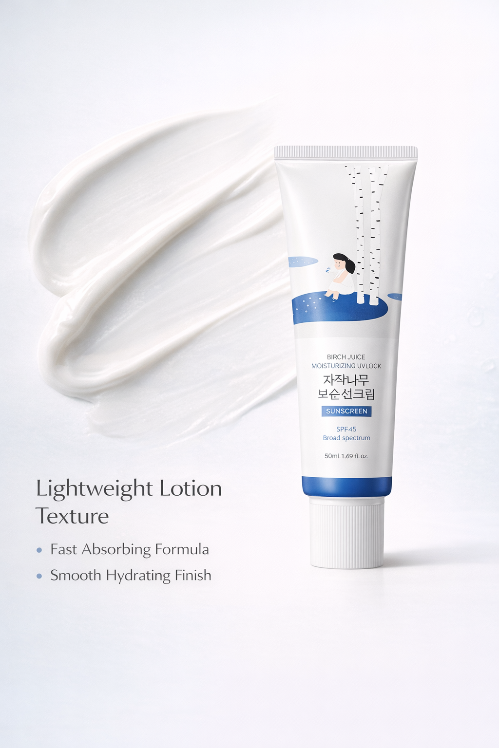 ROUND LAB Birch Juice Sunscreen SPF50+ (50ml)